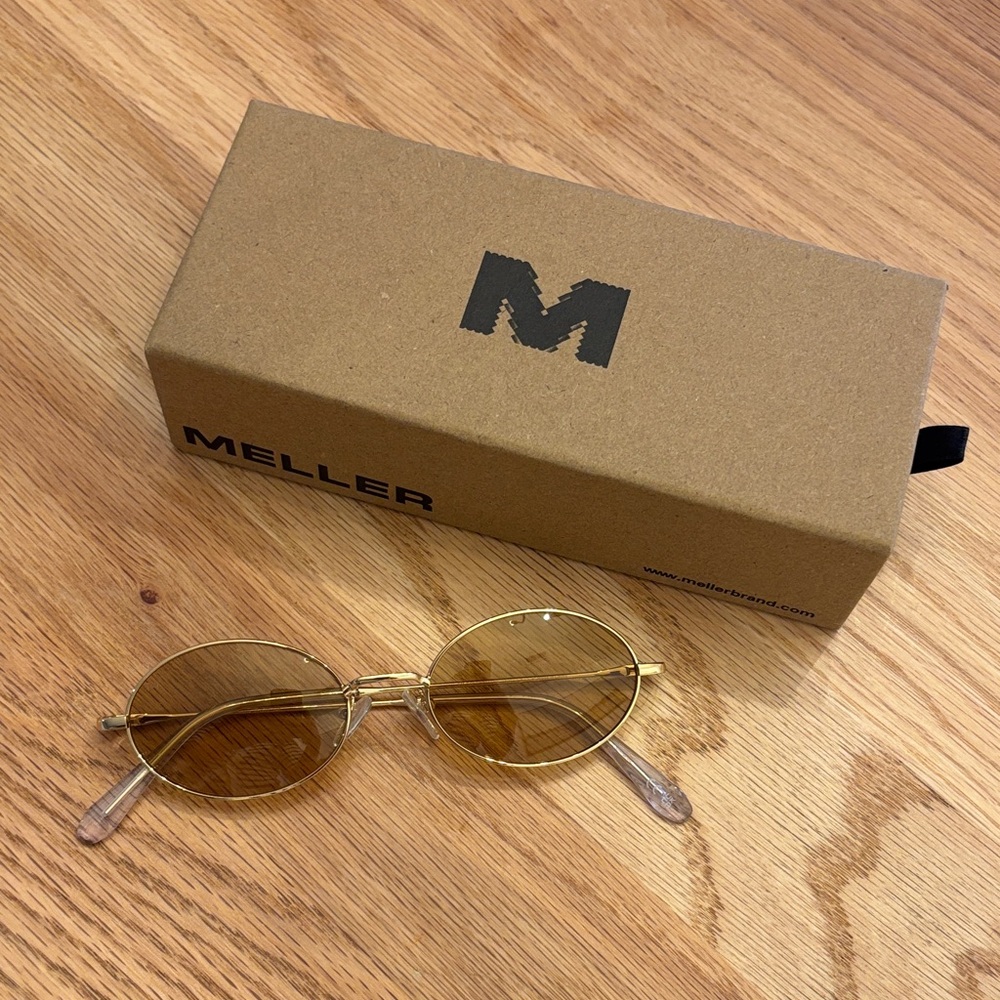 NEW Meller Gold Yellow Sunglasses